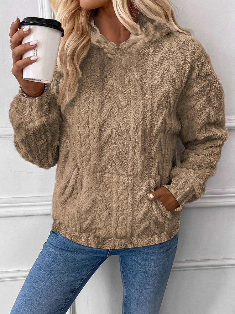 Sweat-shirt Jacquard Hiver Femme