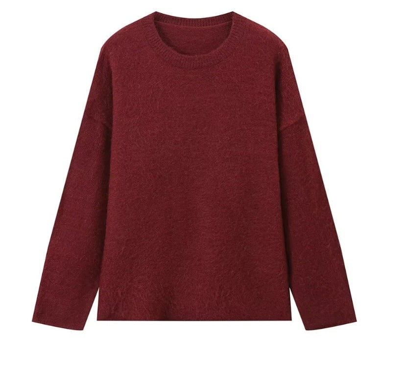 Pull Brossé Chic Femme