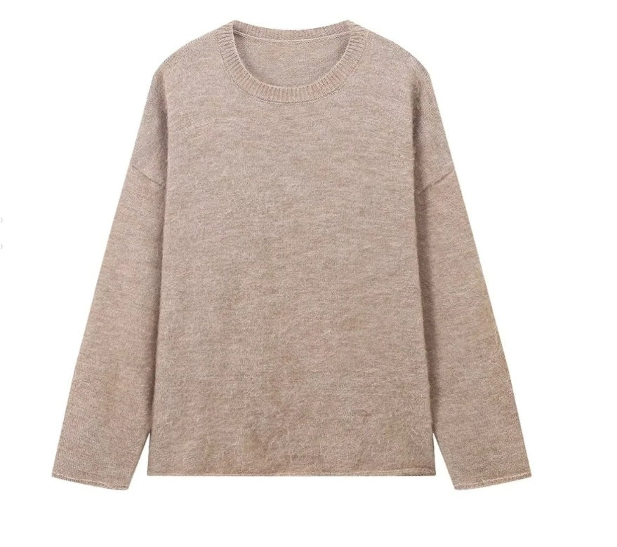 Pull Brossé Chic Femme