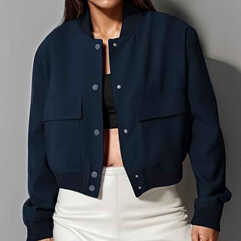 Veste Élégante Boutonnée Femme