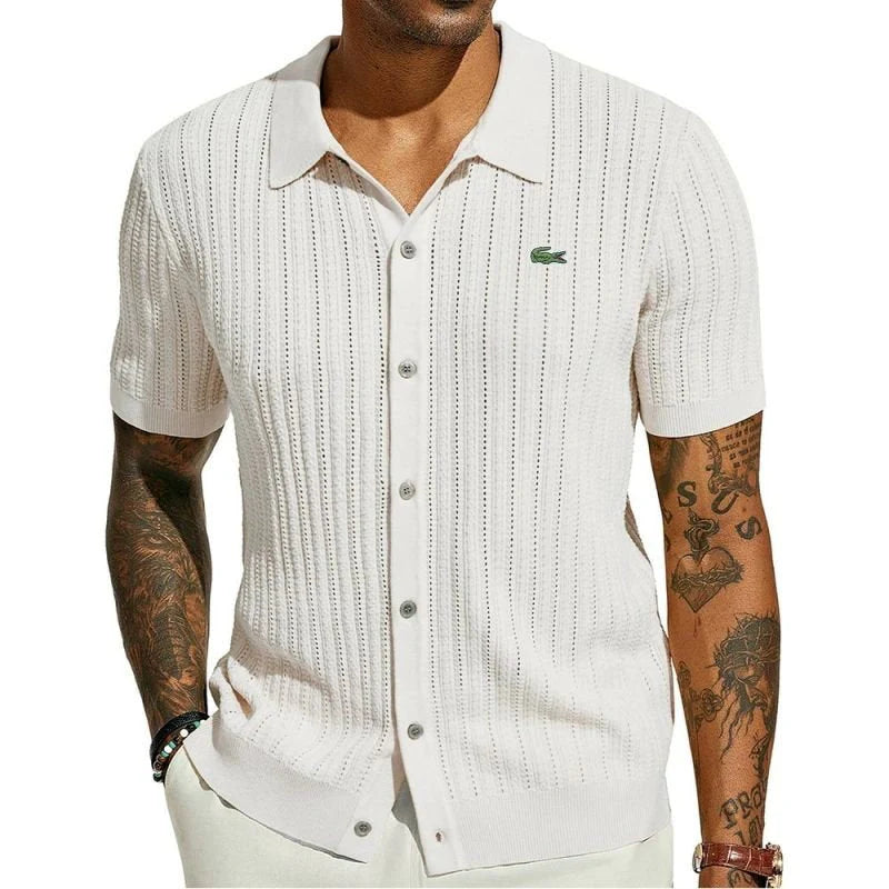 Élégance LAC0STE™ | Chemise Luxe & Confort /  Homme