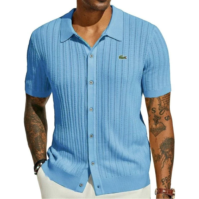 Élégance LAC0STE™ | Chemise Luxe & Confort /  Homme
