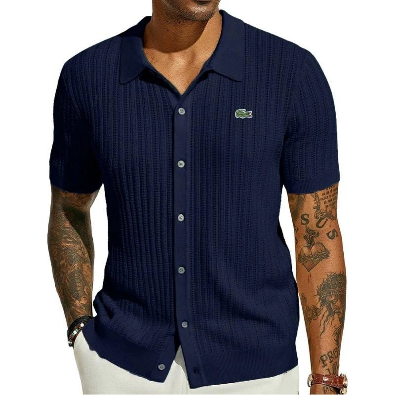 Élégance LAC0STE™ | Chemise Luxe & Confort /  Homme