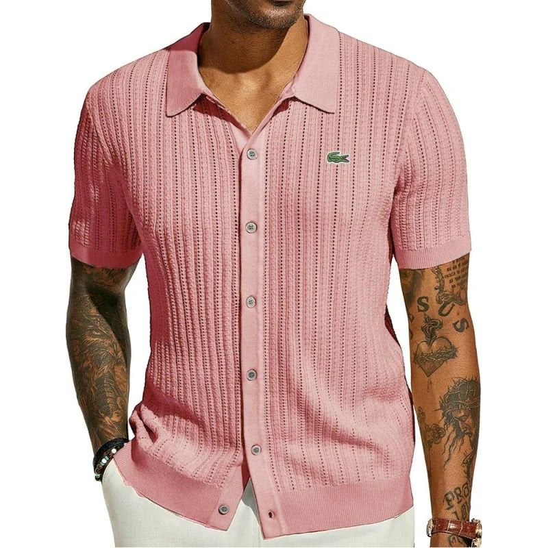 Élégance LAC0STE™ | Chemise Luxe & Confort /  Homme