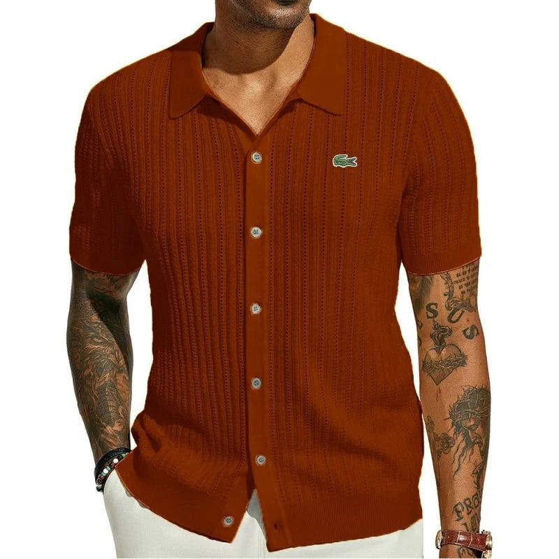 Élégance LAC0STE™ | Chemise Luxe & Confort /  Homme